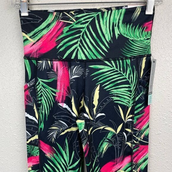 NWT Ideology Cropped High Rise Athletic Leggings Size XS - Picture 2 of 8